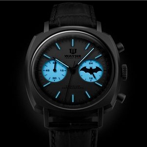 代购正品UNDONE蝙蝠侠Batman夜光钛合金80th联名纪念款皮带男手表