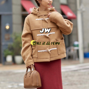 正品代购优衣库合作款女装JWA羊毛混纺连帽短大衣(外套)462739