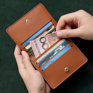 啄木鸟卡包女超薄小巧银行证件防消磁驾驶证卡套小钱包简约轻薄款