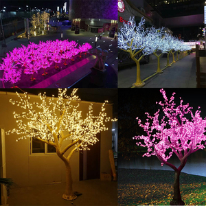LED仿真发光樱花树桃树景观灯公园广场节日亮化圣诞装饰造型灯具