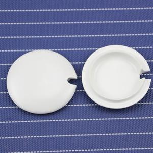 亚光亮光白色盖子陶瓷马克杯水杯咖啡杯玻璃杯盖子有孔可放勺子