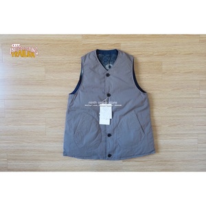 【现货】VISVIM 21AW ICT KORA DOWN VEST KOFU 古布泥染羽绒马甲