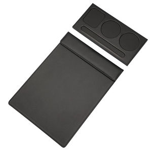 优易达PU皮会议写字板夹3孔杯垫套装YYD-DS0225A4商务会议夹合同