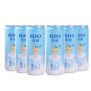 锐澳RIO鸡尾酒微醺香草冰淇淋口味330ml*6罐果酒易拉罐临期特价