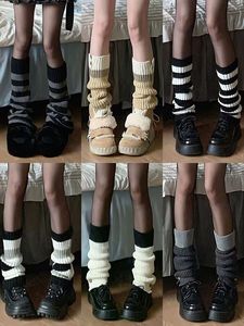 「袜套合集」日系y2k辣妹堆堆袜套女秋冬中筒亚文化显瘦针织腿套
