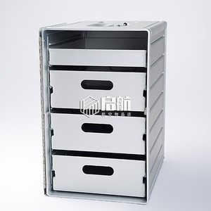 航空铝储物箱飞机收纳箱飞机储物箱家用整理可移动文件柜抽屉箱柜