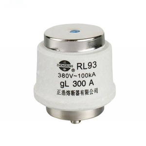 正浩RL93-350 380V-100KA螺旋式熔断器体300A 325A 350A保险丝管