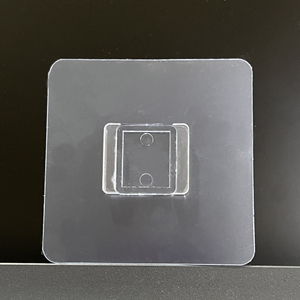 强力粘钩置物架粘贴片免打孔肥皂盒透明无痕配件墙壁卡扣方形扣