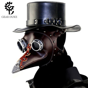 黑色星期五 ebay 蒸汽朋克万圣节瘟疫鸟嘴医生面具头套