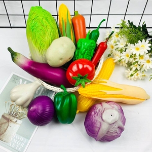 仿真PVC蔬菜模型塑料蔬菜假辣椒大白菜茄子橱柜装饰摄影道具