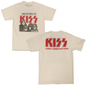 夏季新款KISS乐队摇滚朋克美式街头oversize古着Bintage短袖T恤