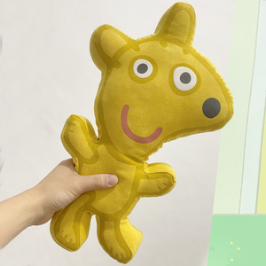 小熊毛绒玩具黄色泰迪熊公仔乔治的恐龙儿童玩偶宝宝生日礼物抱枕