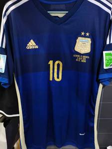 阿根廷球迷版2014世界杯客场球衣