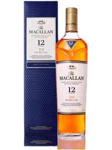 麦卡伦12年蓝钻 Macallan 700ml双雪梨桶单一麦芽威士忌洋酒包邮