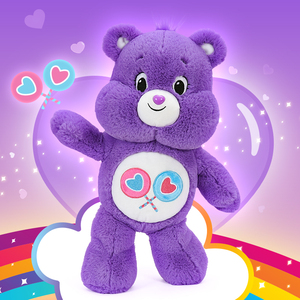 正版CareBears爱心小熊公仔娃娃玩偶抱枕毛绒玩具送儿童女孩礼物