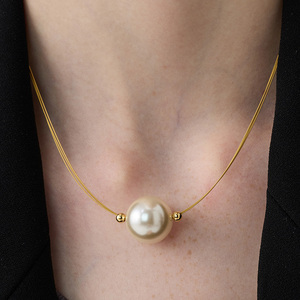 LARAINE YIN简约百搭一颗珍珠饰品项链轻奢高级感小众首饰
