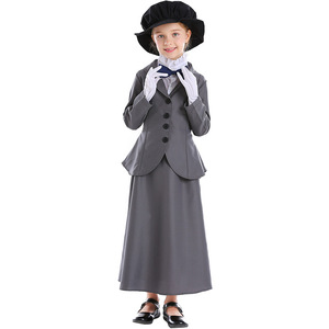 欧美家庭教师职业装扮服装儿童管家魔法保姆演出服复古西装套装裙
