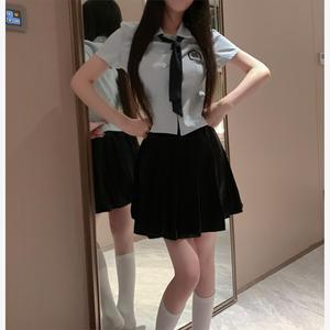 乖乖女警JK套装甜美内衣日系水手服性感空姐紧身超短裙学院制服女
