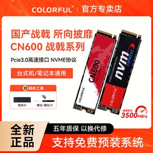 七彩虹cn600固态硬盘512G 1T笔记本台式电脑NVMe M2长江存储SSD