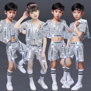 2021儿童爵士舞街舞嘻哈啦啦操啦啦队服装男女童小孩演出服舞蹈服