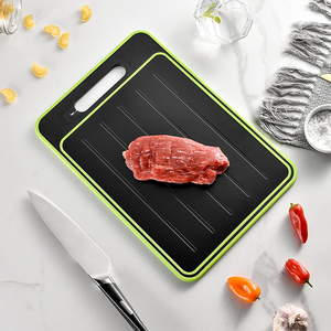 厨房加厚四合一砧板解冻肉合金铝快速物理牛排解冻板便携切肉菜板