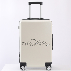 行李箱女高颜值可爱学生26寸大容量万向轮密码箱韩版旅行箱拉杆箱