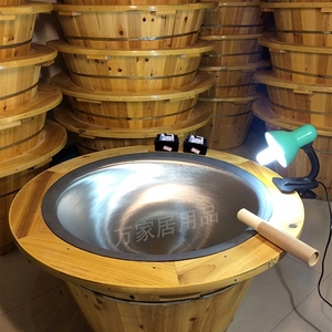 炒茶叶锅小型手动铁锅通用机器专用电锅加厚不锈钢茶油烘干机制茶