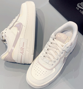 适配Nike耐克Air Force 1 Low空军一号低帮板鞋鞋带米紫色af1