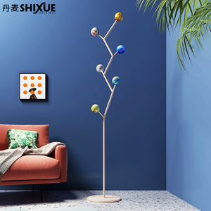 丹麦SHIXUE设计星球衣帽架一体家用落地卧室玄关新款挂衣架ins风
