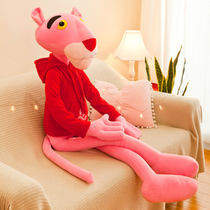 粉红豹毛绒玩具公仔娃娃可爱玩偶女生床上睡觉抱枕正版顽皮豹礼物