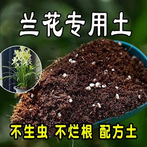 兰花专用营养土 兰花专用土 通用型盆栽花土种花养花兰科种植土壤