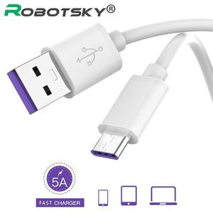 Robotsky 5A USB Type C Cable USB3.1 Male to Type C Female F