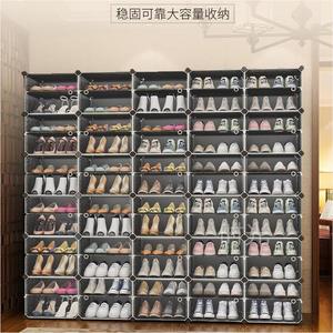 鞋柜家大子容量多层超大用有门防尘收神器省空间蚂蚁盒简纳易鞋架