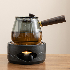 温茶炉蜡烛煮茶炉加热炉花茶壶暖茶陶瓷保温底座温茶器煮茶烤橘子