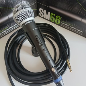 Shure/舒尔 SM58S专业舞台演出有线动圈话筒直播K歌录音麦克风