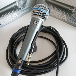 Shure/舒尔 BETA58A专业有线动圈话筒声卡直播唱歌舞台演出麦克风