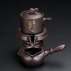 紫砂自动茶具套装家用高档懒人泡茶神器陶瓷功夫茶杯茶壶茶盘全套