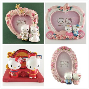 Cartoon kitty Picture Frame European Style Resin Flower Phot