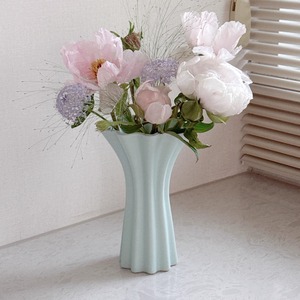 18CM高温亮面陶瓷花瓶礼品可水培花卉鲜花适合洋牡丹郁金香摆件