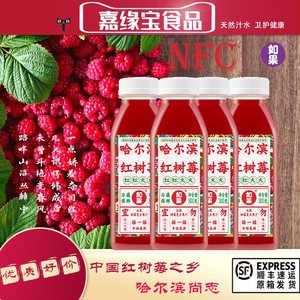 如果果汁红树莓汁荔枝汁冻柠茶山楂汁0脂0添加糖300g网红饮料