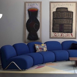 海诚北欧小户型客厅现代简约设计师拼接模块多人沙发组合贵妃躺椅