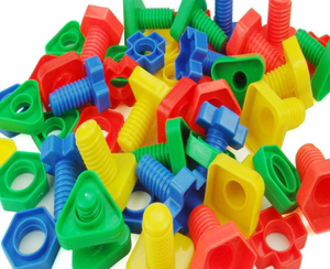 拧螺丝螺母配对玩具幼儿园早教2-3岁婴儿童桌面智力组装拼插教具