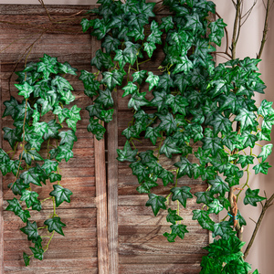仿真爬山虎假绿植植物垂吊墙上壁挂绿叶藤条装饰造景室内室外摆件