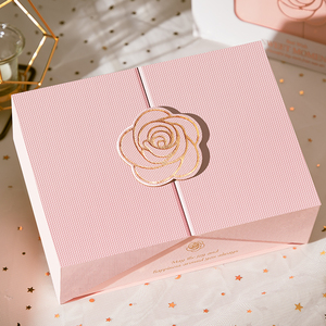 粉色生日礼物盒礼盒空盒子高级衣服送女生化妆护肤品礼品盒包装盒