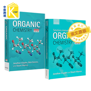 中图跨境 英文原版 Organic Chemistry 有机化学 牛津经典教材 第二版 可搭 配套解答手册 Solutions Manual to accompany