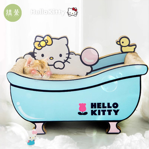 浴缸猫抓板猫窝一体磨爪蹭痒瓦楞纸不掉屑猫爪板蹭毛猫咪用品玩具