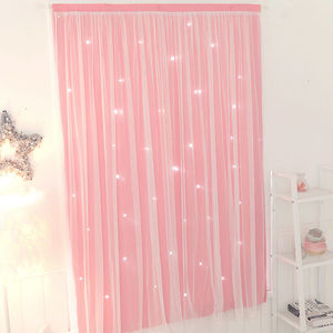 窗帘短款半帘自粘小窗户粉红色遮帘北欧女生寝室1.5米玻璃包邮