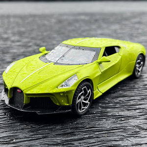 布加迪LVN跑车玩具1:32合金车模声光回力男孩仿真汽车模型摆件