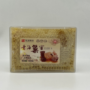 青藏特产青海蜂巢蜜零添加400g营养丰富取食方便咀嚼食用峰蜡可食