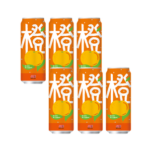 台湾红牌原装进口饮料橙子汁橙汁饮果汁果味罐装网红休闲零食饮料
